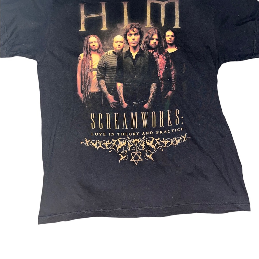 -VINTAGE- HIM “Screamworks:touring in theory and practice” concert shirt